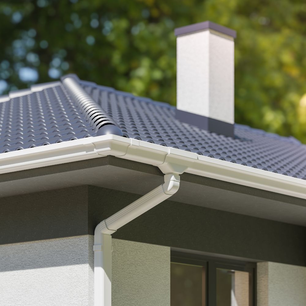 Tubo Condutor de Calha de 3m Branco | Astra - astrasa