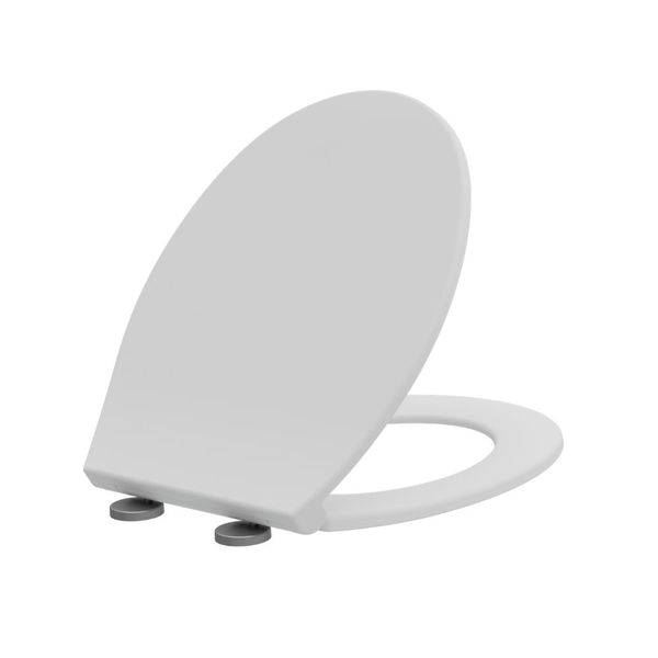 Assento Sanitário Premium Oval com Fechamento Suave e Fácil Remoção Astra