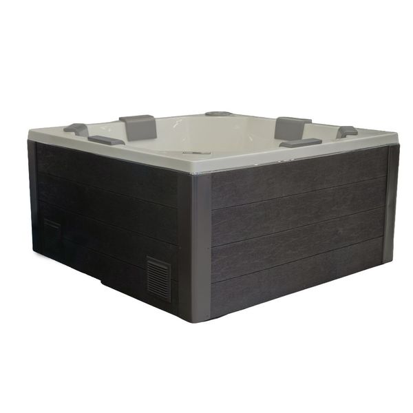 Deck de madeira plástica para SPA Essência - Cinza chumbo
