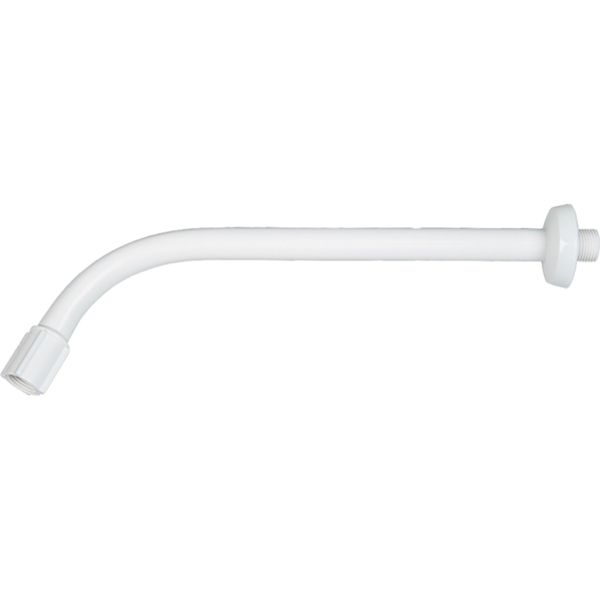 Braço Curvado para Chuveiro de 29cm Branco Astra