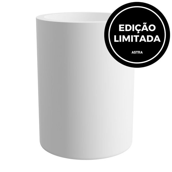 Porta Objeto em Resina Astra Branco Fosco