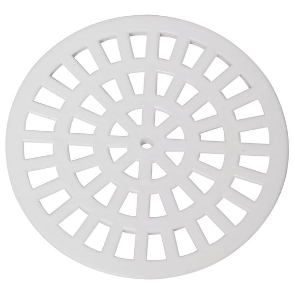 Grelha Redonda com Diâmetro de 15 cm em PP Branco Astra