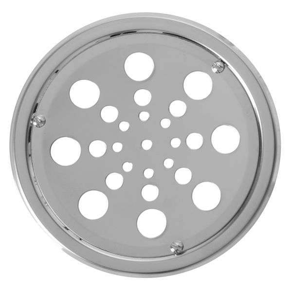 Grelha Redonda em Aço Inox com Caixilho ø 15 cm Astra